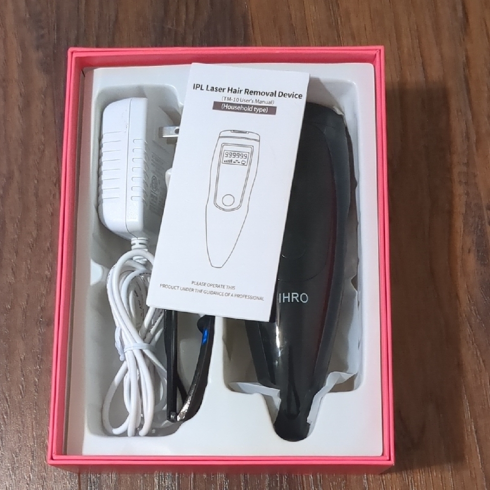 Black IHRO IPL Laser Hair Removal Device